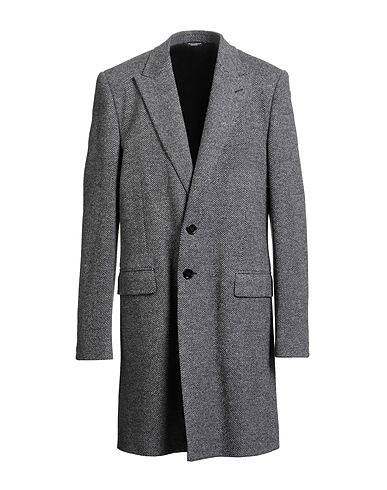DOLCE&GABBANA Coat Black 89% Virgin Wool, 11% Polyamide