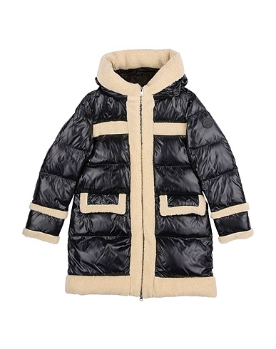 WOOLRICH Teddy Coat Black 100% Polyamide, Polyester, Virgin Wool