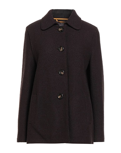 eWOOLuzione Coat Dark brown 100% Virgin Wool