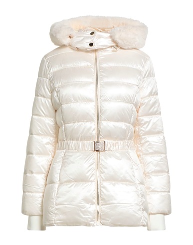 GUESS Shell jacket JEANS Ivory 57% Polyester, 43% Polyamide