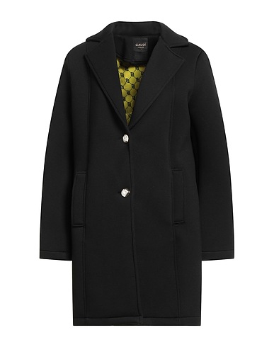 GAUDÌ Coat Black 60% Polyester, 37% Viscose, 3% Elastane