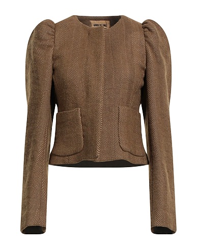 UMA WANG Jacket Camel 41% Virgin Wool, 27% Alpaca wool, 16% Wool, 15% Polyamide, 1% Cotton