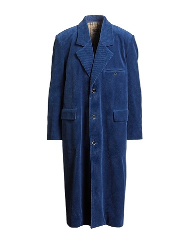 UMA WANG Coat Blue 100% Cotton
