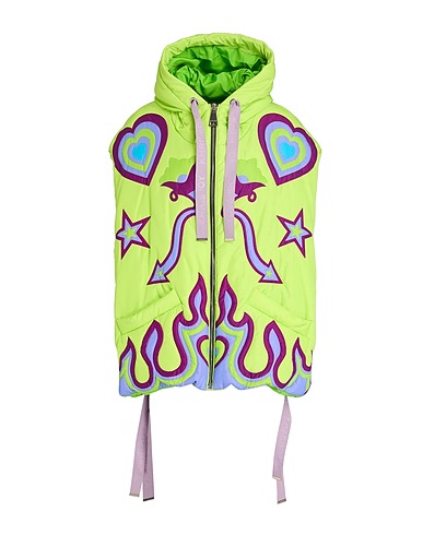 KHRISJOY Gilet Lime green 100% Polyester