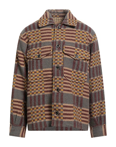 UMA WANG Μπουφάν Γκρι 100% Παρθένο μαλλί