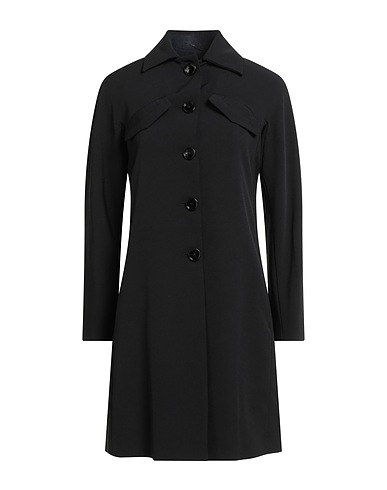 LIU •JO Full-length jacket BETTER Black 88% Polyester, 12% Elastane
