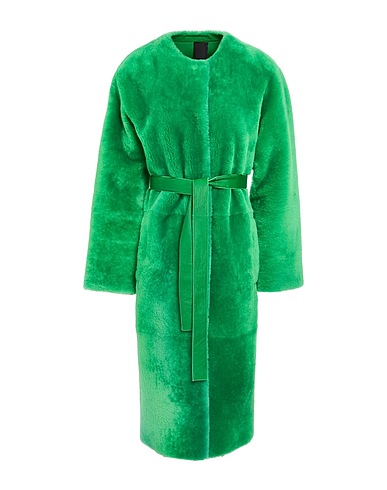 BLANCHA Leather jacket Green 100% Sheepskin