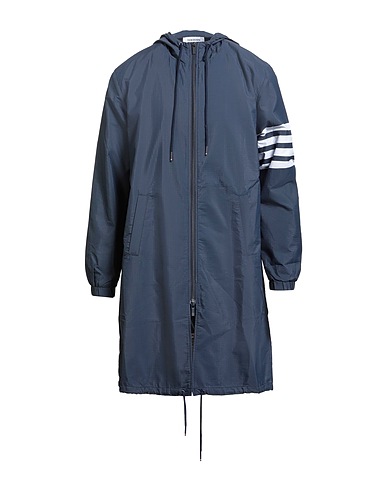 THOM BROWNE Full-length jacket Navy blue 100% Polyamide