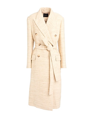 JOSEPH Coat Ivory 54% Cotton, 37% Linen, 7% Acetate, 2% Elastane