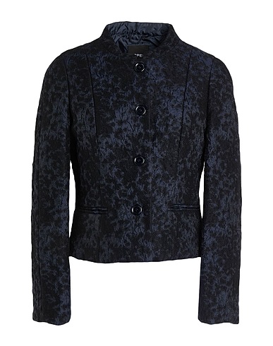 ASPESI Jacket Midnight blue 66% Wool, 18% Polyamide, 16% Silk
