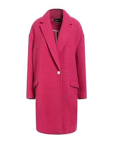 ISABEL MARANT Coat Magenta 68% Wool, 20% Alpaca wool, 12% Polyamide