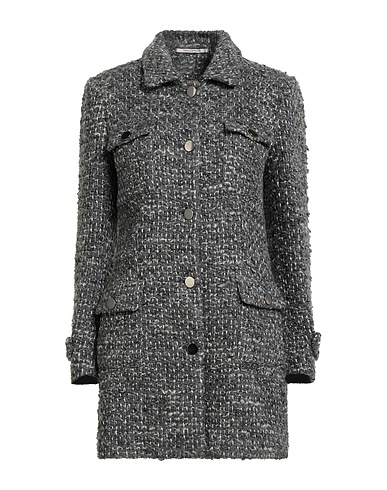 TAGLIATORE 02-05 Coat Grey 52% Virgin Wool, 26% Polyamide, 10% Acrylic, 6% Cotton, 6% Polyester