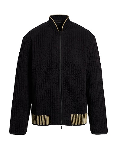 EMPORIO ARMANI Bomber Black 65% Cotton, 33% Polyester, 2% Elastane