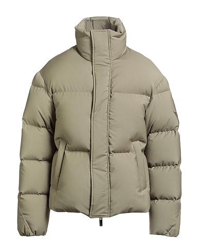 EMPORIO ARMANI パファージャケット セージグリーン バージンウール 100%