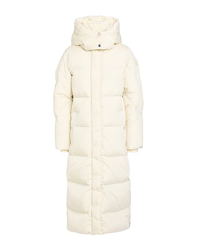 WOOLRICH Shell  jacket Ivory 91% Polyamide, 9% Elastane