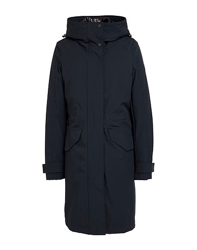 WOOLRICH 코트 블랙 100% 폴리아미드