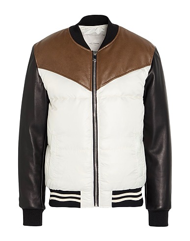 YES LONDON Bomber Brown Leather, Polyester