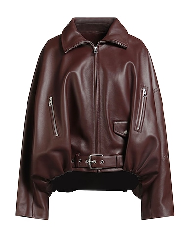 LOEWE Jacket Chocolate brown 100% Lambskin
