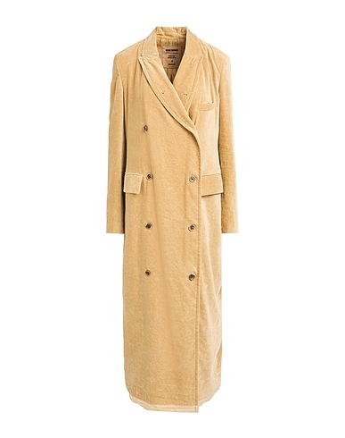 UMA WANG Coat Sand 55% Cotton, 45% Linen