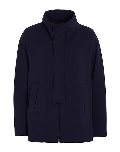 HEVÒ Coat BLU NAVY 97% Polyester, 3% Elastic fibres