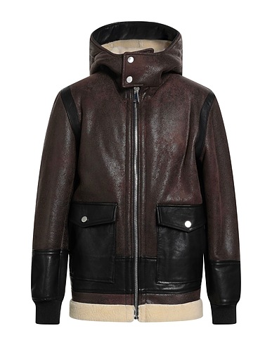YES LONDON Kunstpelz Braun Leder, Polyester