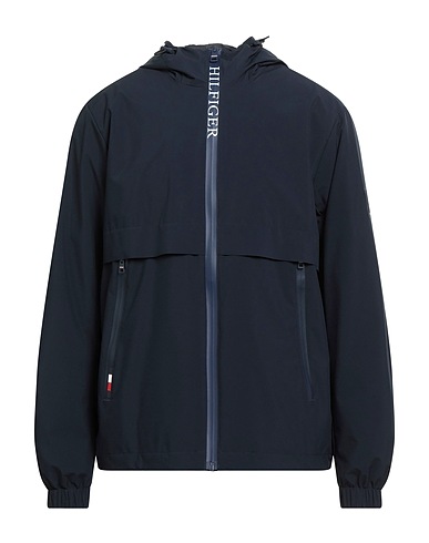 TOMMY HILFIGER Giubbotto Blu notte 63% Poliestere, 37% Poliuretano