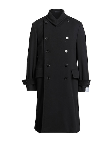 CARUSO Cappotto Nero 90% Lana, 10% Cachemire