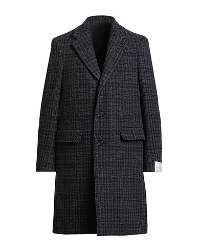CARUSO Coat Midnight blue 97% Wool, 3% Cashmere