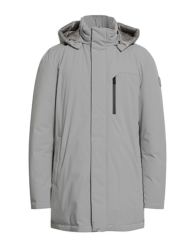 WOOLRICH Coat Light grey 84% Polyamide, 16% Elastane