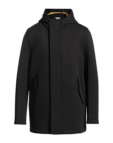 MANUEL RITZ Coat Black 94% Polyester, 6% Elastane