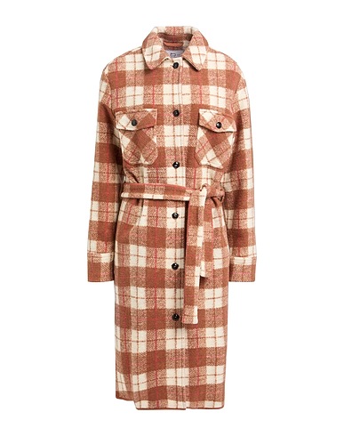 WOOLRICH Coat Light brown 70% Polyester, 30% Virgin Wool
