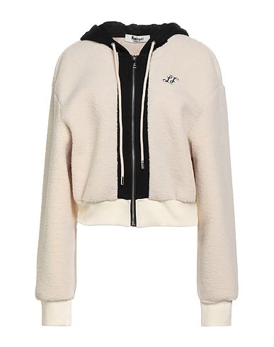LIUREGALI Hooded sweatshirt Ivory 50% Polyester, 40% Acrylic, 10% Wool