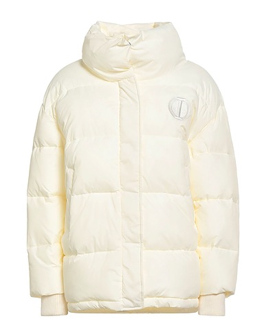 ICEBERG Shell jacket Ivory 100% Polyamide, Acrylic, Wool, Polyester