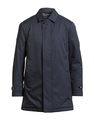 KITON Coat Midnight blue 100% Polyester