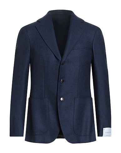 CARUSO Blazer Navy blue 100% Wool