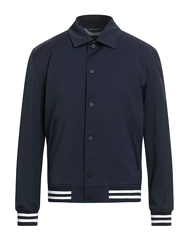 THEORY Jacke Marineblau 95% Polyamid, 5% Elastan, Polyester, Baumwolle