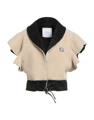 GAëLLE Paris Teddy Coat Ivory 100% Polyester