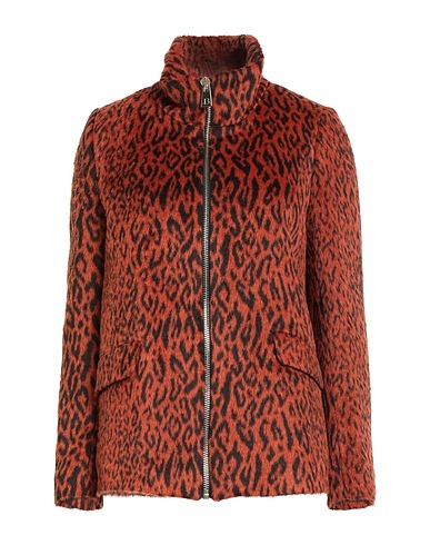 BRERAS Milano Teddy Coat Rust 100% Virgin Wool