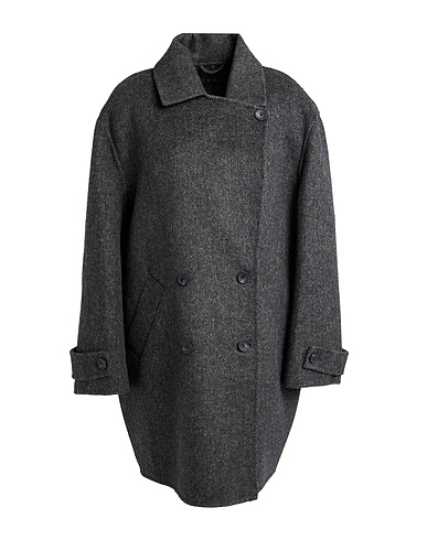 ICONA by KAOS Coat Gunmetal 70% Wool, 30% Polyester