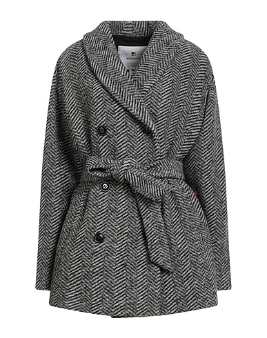 WOOLRICH Coat ARCHIVE Grey 69% Polyester, 31% Virgin Wool