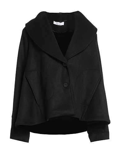 KAOS Coat Black 87% Polyester, 13% Viscose