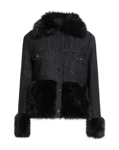 KAOS JEANS Denim jacket Black 100% Cotton