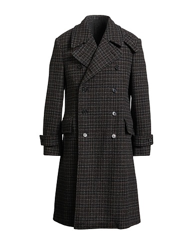 CARUSO Coat Brown 97% Wool, 3% Cashmere