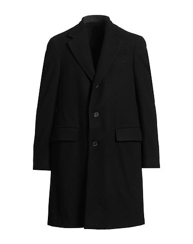 CARUSO Coat Black 100% Wool