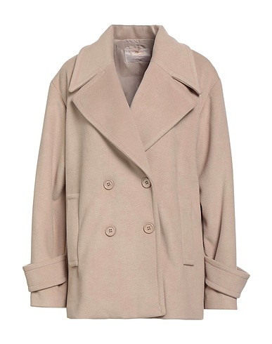 KAOS JEANS Double breasted pea coat 75% Polyester, 20% Viscose, 5% Elastane