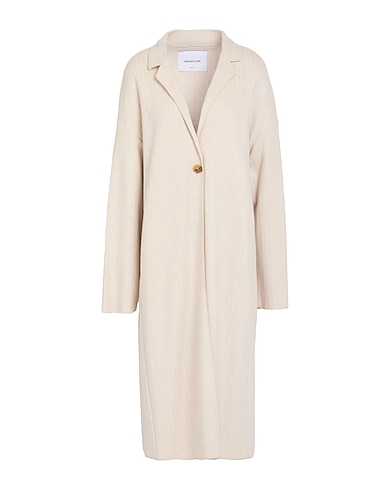 FABIANA FILIPPI Full-length jacket 59% Virgin Wool, 16% Viscose, 12% Silk, 8% Cashmere, 5% Polyester