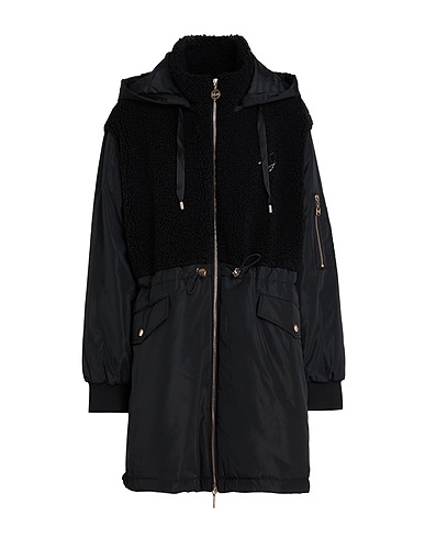 LIU •JO Teddy Coat Black 100% Polyester