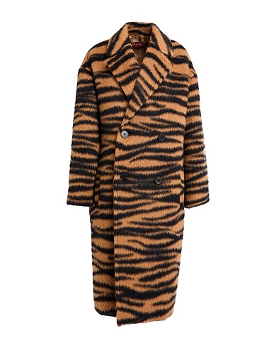 MAX MARA STUDIO Coat Camel 67% Virgin Wool, 33% Alpaca wool