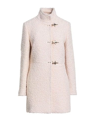 FAY Coat Ivory 88% Virgin Wool, 12% Polyamide