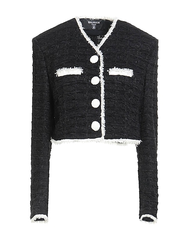 BALMAIN ブルゾン ナイロン 78% / コットン 10% / バージンウール 7% / レーヨン 5%